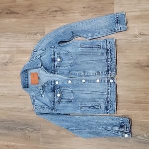 Lucky Brand Tomboy Trucker Women's Denim Jacket Size XS